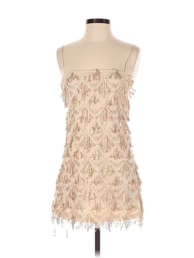 Pre-owned Showpo Cocktail Dress In Brown