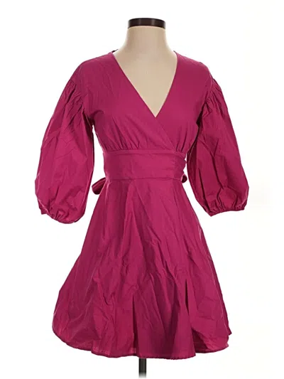 Pre-owned Showpo Cocktail Dress In Burgundy