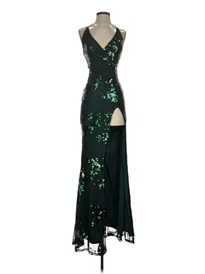Pre-owned Showpo Cocktail Dress In Green