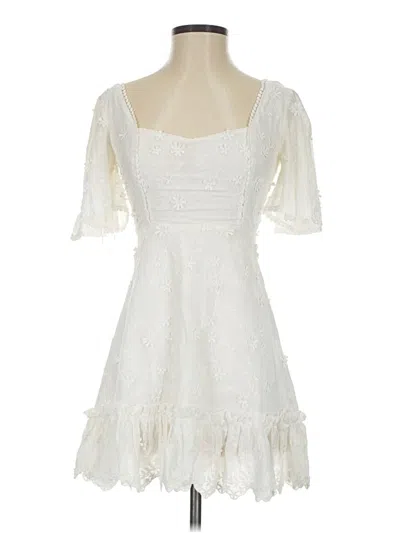 Pre-owned Showpo Cocktail Dress In Ivory