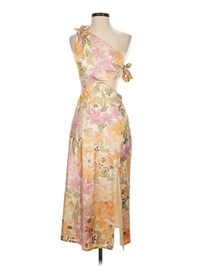 Pre-owned Showpo Cocktail Dress In Tan