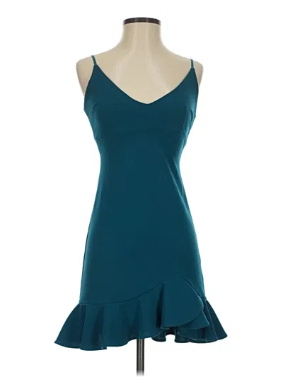 Pre-owned Showpo Cocktail Dress In Teal