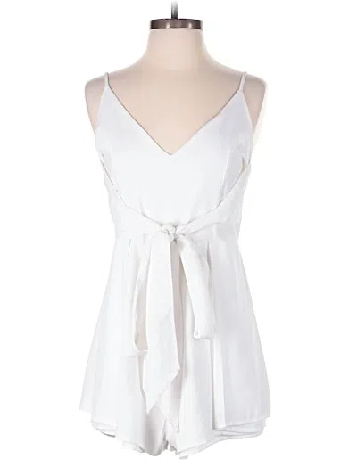 Pre-owned Showpo Cocktail Dress In White