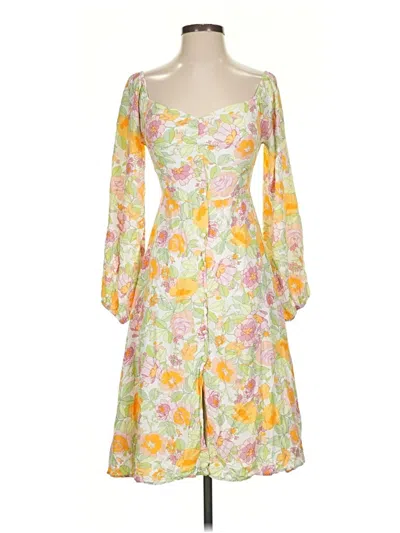 Pre-owned Showpo Cocktail Dress In Yellow