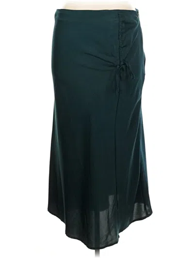 Pre-owned Showpo Formal Skirt In Teal
