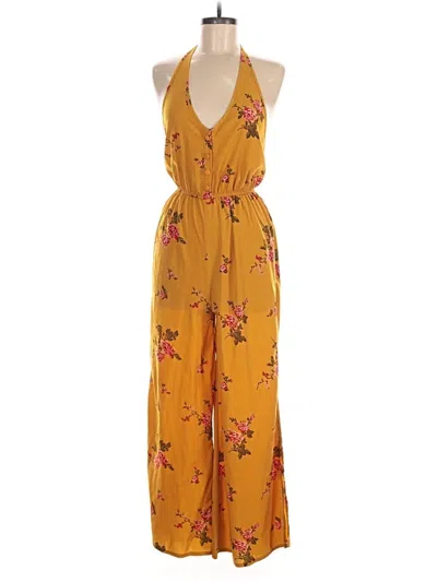 Pre-owned Showpo Overalls In Yellow