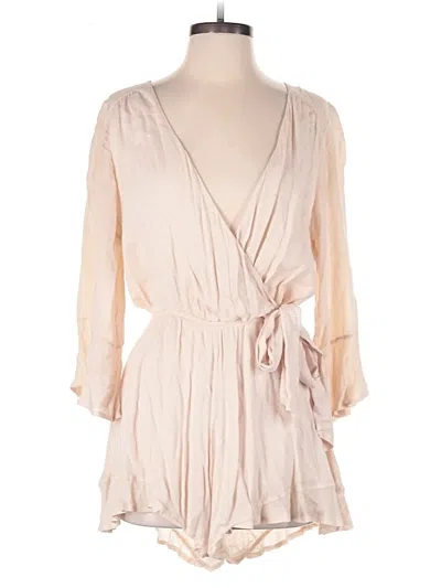 Pre-owned Showpo Romper In Brown