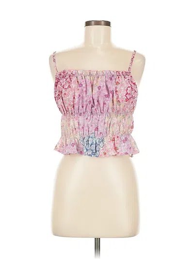 Pre-owned Showpo Sleeveless Blouse In Pink
