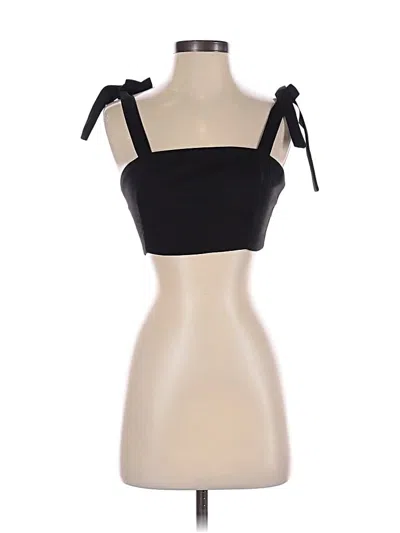 Pre-owned Showpo Sleeveless Top Black Strapless Neckline Tops