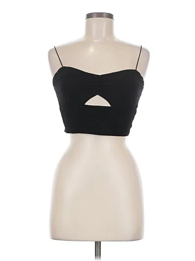 Pre-owned Showpo Sleeveless Top Black Strapless Neckline Tops