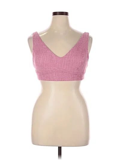 Pre-owned Showpo Sleeveless Top Pink Sweetheart Neckline Tops