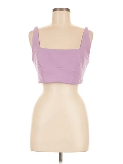 Showpo Sleeveless Top Purple Sweetheart Neckline Tops