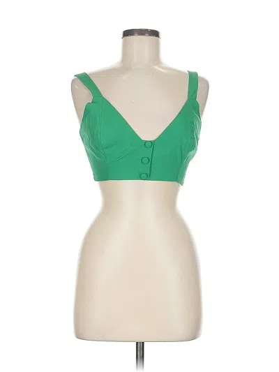 Pre-owned Showpo Tank Top Green Sweetheart Neckline Tops