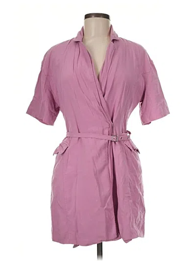 Pre-owned Showpo Trenchcoat In Purple
