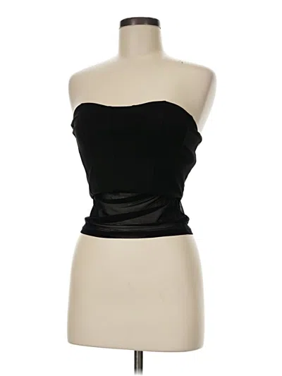 Showpo Tube Top Black Strapless Neckline Tops