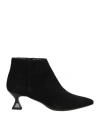 Showroom Woman Ankle Boots Black Size 8 Leather