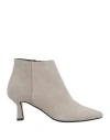 Showroom Woman Ankle Boots Light Grey Size 8 Leather