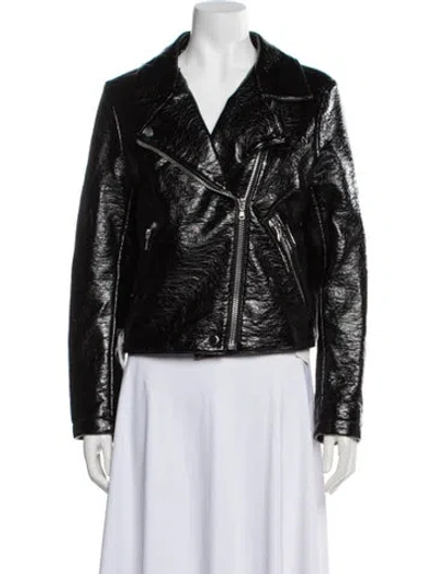 Pre-owned Shrimps Biker Jacket In Black