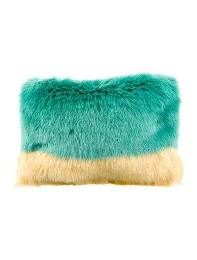 Pre-owned Shrimps Cosmetic Bag In Green