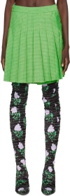 Shrimps Green Murphy Miniskirt In Lime Green / Green