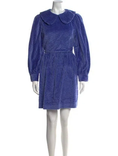 Pre-owned Shrimps Mini Dress In Blue