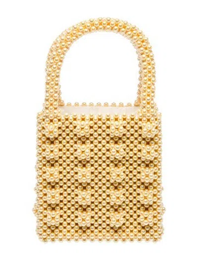 Pre-owned Shrimps Top Handle Bag In Yellow