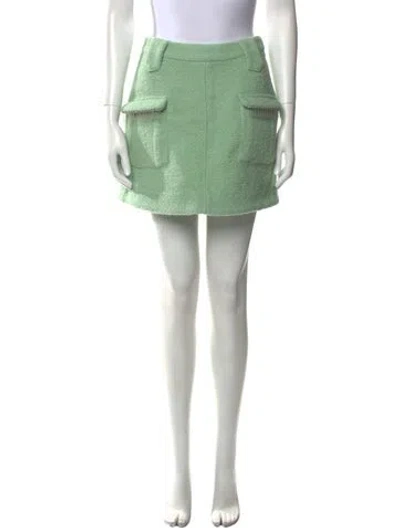 Pre-owned Shrimps Wool Mini Skirt In Green