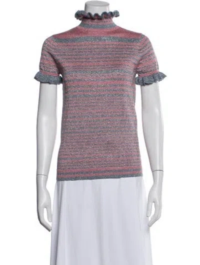 Pre-owned Shrimps Wool Striped Sweater W/ Tags In Multi