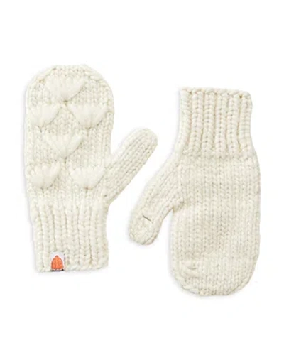 Sht That I Knit Sh*t That I Knit Motley Wool Mittens In White Lie