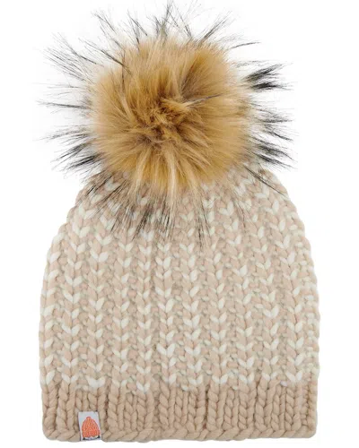 Sht That I Knit Sh*t That I Knit The Foster Wool Beanie In Brown