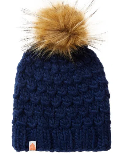 Sht That I Knit Sh*t That I Knit The Gunn Wool Beanie In Blue