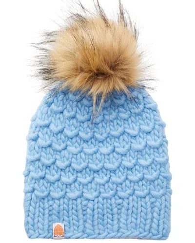 Sht That I Knit Sh*t That I Knit The Gunn Wool Beanie In Blue