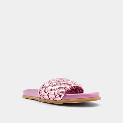 Shu Shop Amor Sandal In Metallic Pink