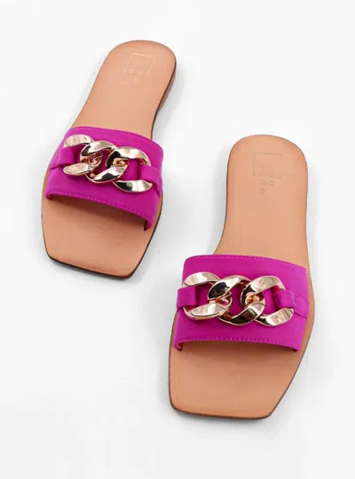 Shu Shop Dilia Flats In Fuchsia In Pink