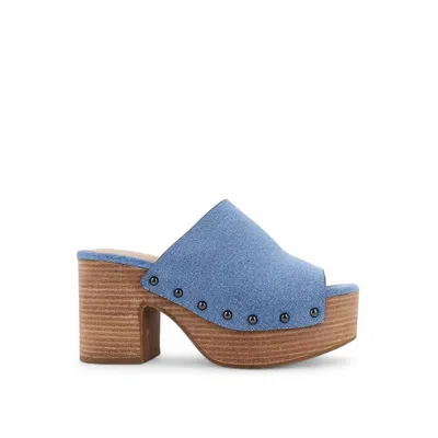 Shu Shop Gina Clog In Denim In Multi