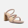 Shu Shop Ginger Heel Sandal In Mauve In Multi