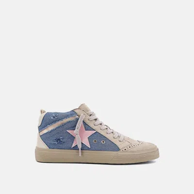 Shu Shop Kids' Girl's Paulina Mid Sneaker In Denim In Multi