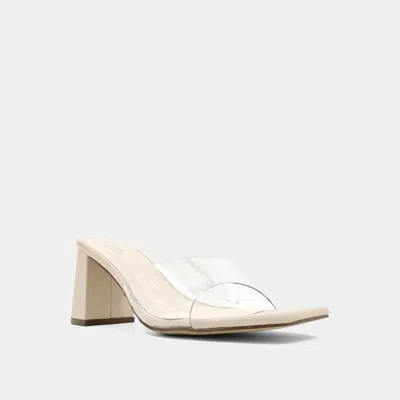 Shu Shop Gloria Heel Sandal In Bone In White