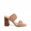 Shu Shop Hidilyn Heel Sandal In Bone In Beige