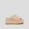 Shu Shop Karlie Wedge In Nude