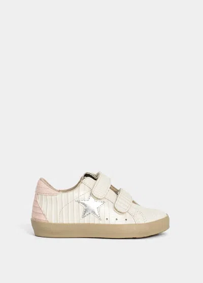 Shu Shop Kid's Sunny Mini Sneaker In Bone Lizard In Neutral
