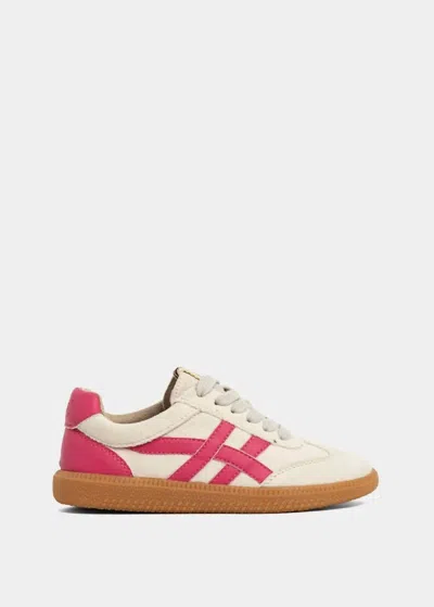Shu Shop Kids Sasha Mini Sneakers In Stone In White