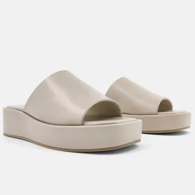 Shu Shop Lourdes Slide In Taupe In Grey