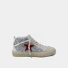 Shu Shop Paulina Sneaker In Silver Glitter In Silver