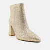 Shu Shop Veronica Boot In Gold Glitter In Gold