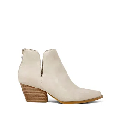 Shu Shop Walk This Way Bootie In Taupe In White