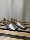 Shu Shop Women's Adele Flat In Silver