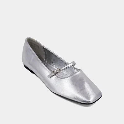 Shu Shop Women's Adele Ballet Shoes In Silver