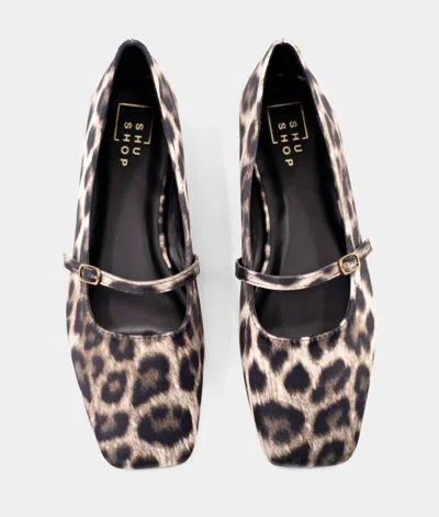 Shu Shop Women's Adele Flat In Leopard Print In Multi