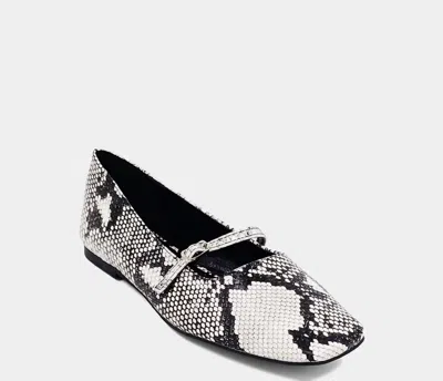 Shu Shop Women's Adele Flat Shoes In Snake Print In Multi